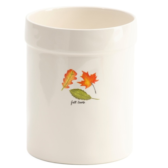 Rae Dunn Other - NWT Rae Dunn Ceramic Fall Leaves Utensil Crock